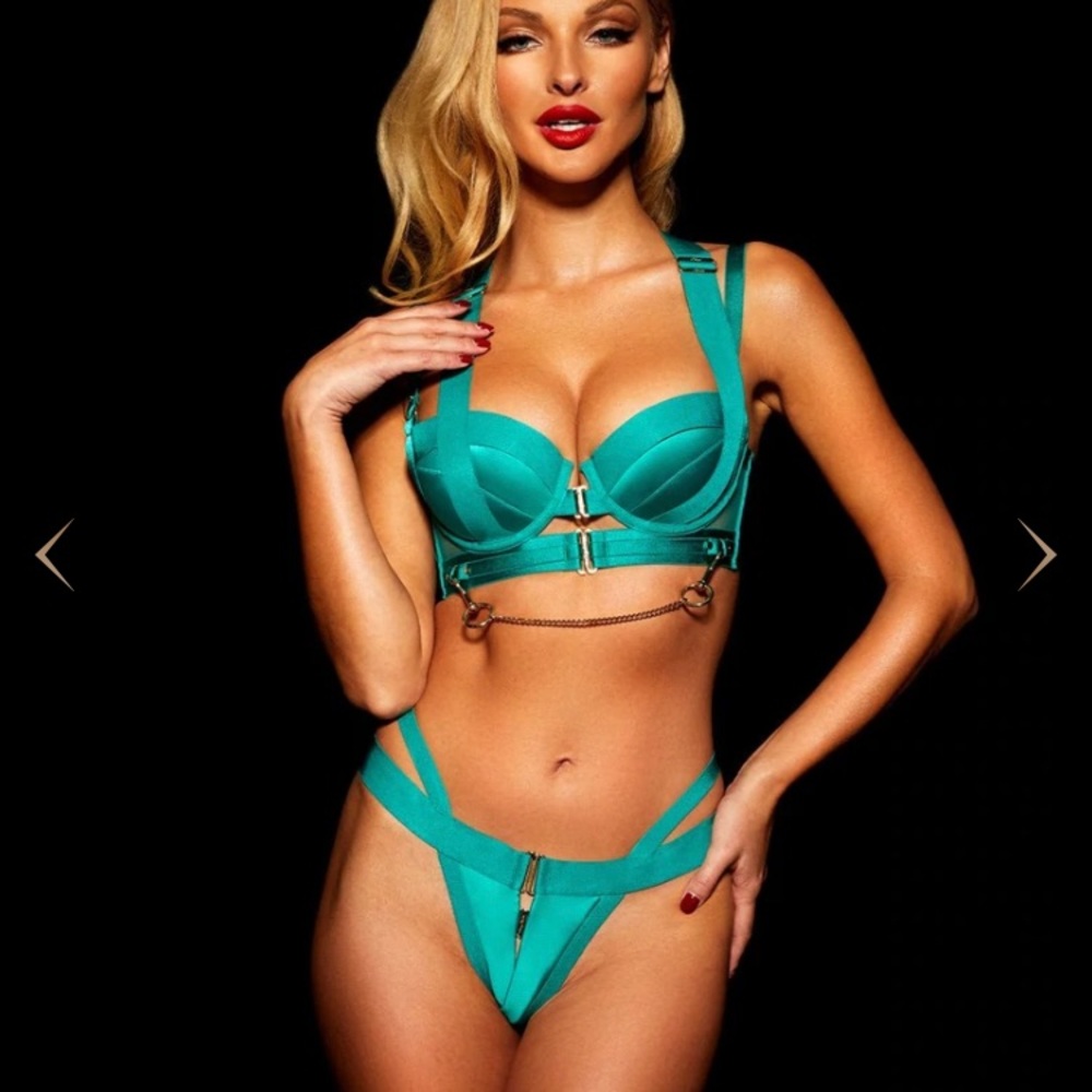 Honey Birdette Kukuro Jade 3 pc set